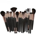 thumbnail image 3 of Juego de brochas de maquillaje HUOGUO, 25 unidades, brochas para colorete y sombra de ojos, 3 of 5