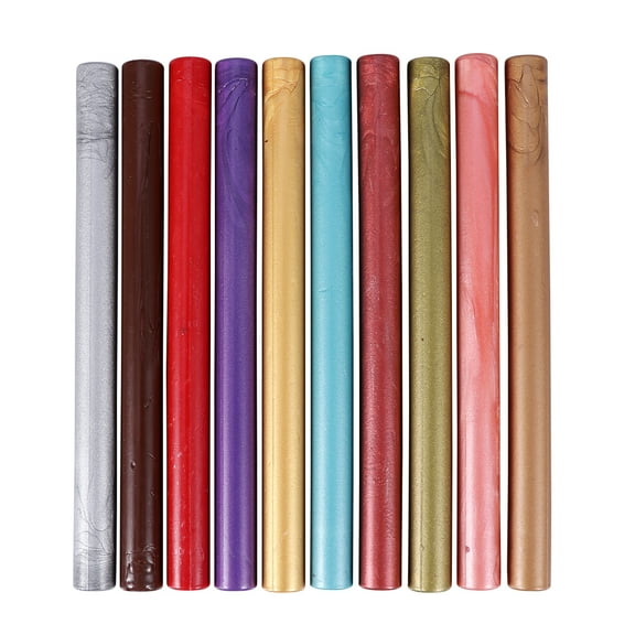 Masteelf 10 Pcs Wax Seals Stickers Letter Sealing for Envelopes Sticks