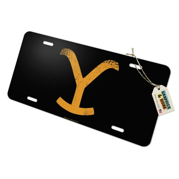 Yellowstone TV Show Brand Novelty Metal Vanity Tag License Plate