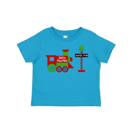 

Inktastic Christmas Santa Express Train to the North Pole Gift Toddler Boy or Toddler Girl T-Shirt