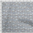 thumbnail image 4 of Soimoi Llama Alpaca Print,Cotton Cambric, Quilting Fabric Sold by The Yard 42 Inch Wide, Medium Weight Cotton Fabric, SewingSupplies,Dusty Blue, 4 of 5