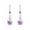E#259, variant on Momihoom Silver White Cubic Zirconia Earrings Dangling for Women Spiral Hanging Shaped Teardrop Earrings for Bridal or Gift