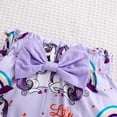 thumbnail image 5 of HCNTES Infant Baby Boy Farm Letter Bodysuit Romper and Long Pants Newborn Coming Home Outfit Cute Clothes Sets with Hat(Purple,9-12 Months), 5 of 8