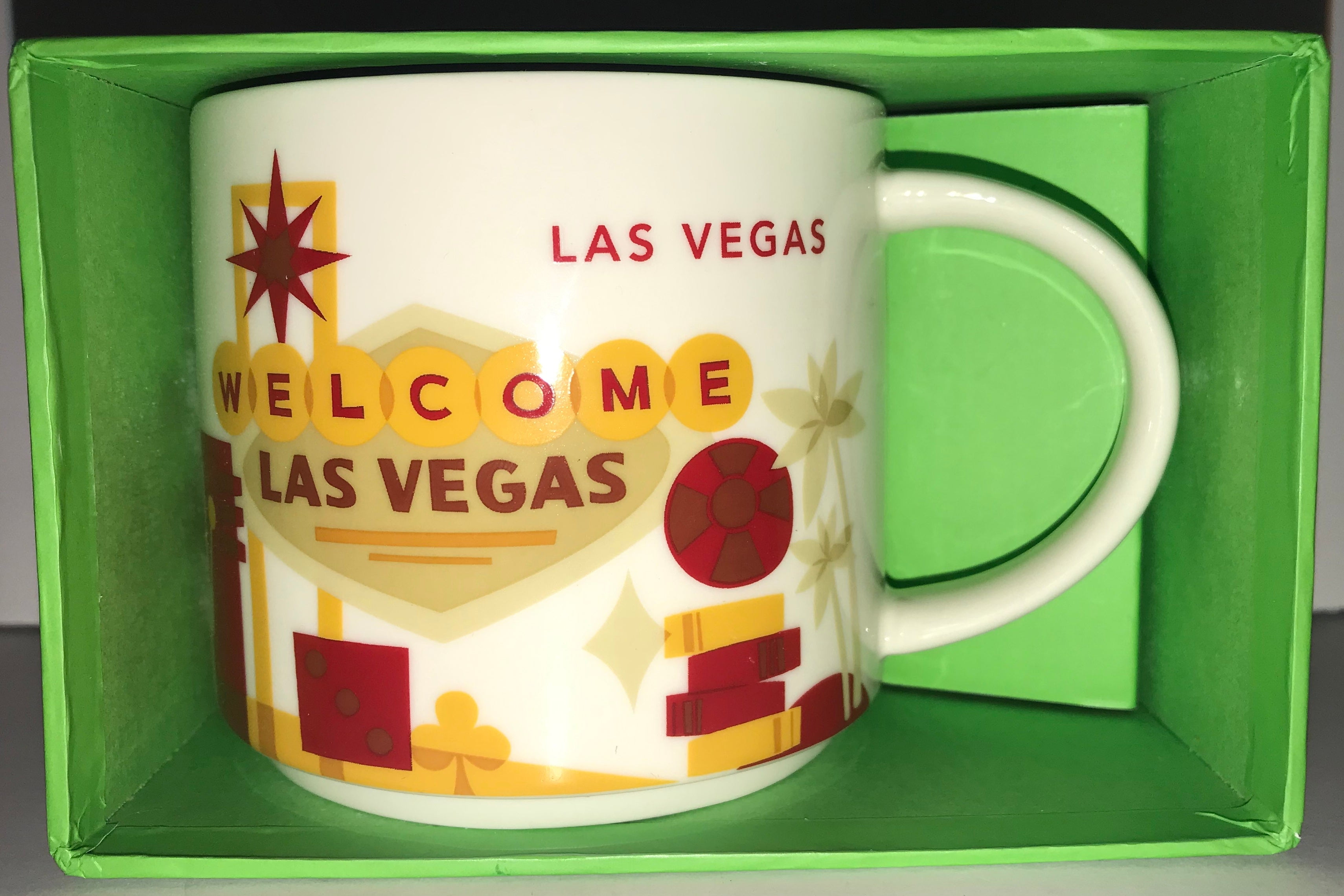 Starbucks You Are Here Coffee Mugs Lot Of Five Different Stackable + 2017  Vegas