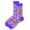 A-Purple445, variant on Yuanlong Men Socks Christmas Snowflakes Santa Pattern Thermal Medium Tube Socks Autumn Winter Comfort Crew Socks One Size