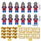 thumbnail image 5 of Set de 84 Figuras Medievales Militares, Bloques de Construcción de Personajes de Anime de 4.5cm, Juguetes de Acción para Decoración de Pasteles, Regalos para Niños y Coleccionistas, 5 of 6
