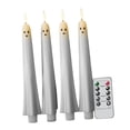 thumbnail image 2 of Velas cónicas sin llama, velas LED decorativas para ventanas, candelabros LED de 27 cm (10,63 pulgadas) con 4 piezas, 2 of 9