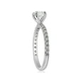 thumbnail image 2 of 3/4ct Diamond Engagement Ring French Pave Set 14k White Gold, 2 of 3