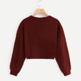 thumbnail image 3 of Mujer Color Sólido Con Cuentas Short Kinky Jumper Sweatershirt Invierno Tallas Grandes Tops Likrtyny Mujer, 3 of 4