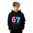 thumbnail image 4 of YAYUBA Kids 67 Hoodie - Funny Fashion Ice Cream Graphic Long Sleeve Sweatshirt 2025, 4 of 6