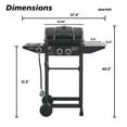 thumbnail image 3 of BOFANG Stainless Steel BBQ Grill with Side Burner for Backyard & Patio, 3 of 9