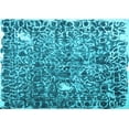 thumbnail image 1 of Ahgly Company Indoor Rectangle Abstract Light Blue Contemporary Area Rugs, 7' x 10', 1 of 4