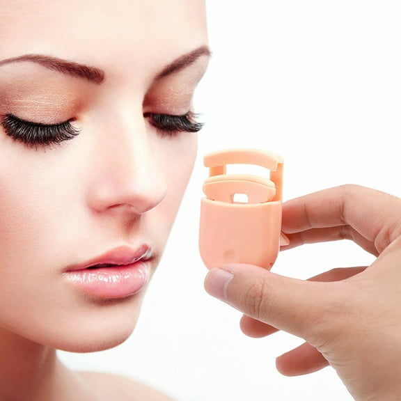 Tuscom Portable Mini Eyelash Curler with Wide-Angle Design - Travel-Friendly, Ergonomic & Gentle for All Eye Shapes