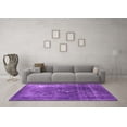 thumbnail image 3 of Ahgly Company Indoor Rectangle Oriental Purple Industrial Area Rugs, 7' x 10', 3 of 4