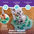 thumbnail image 4 of Outward Hound by Nina Ottosson Puppy Hide N' Slide Treat Puzzle Enrichment Dog Toy, Green, 4 of 4