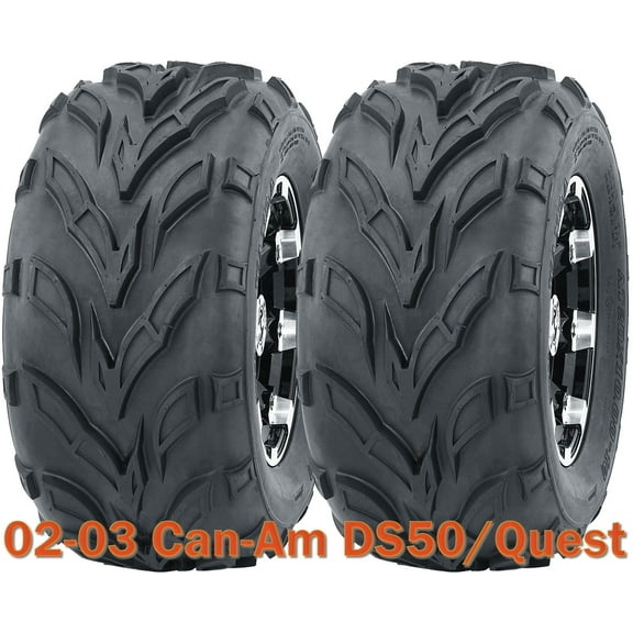 (2) 16x8-7 WANDA ATV tires set for 2002-2003 Can-Am DS50/Quest