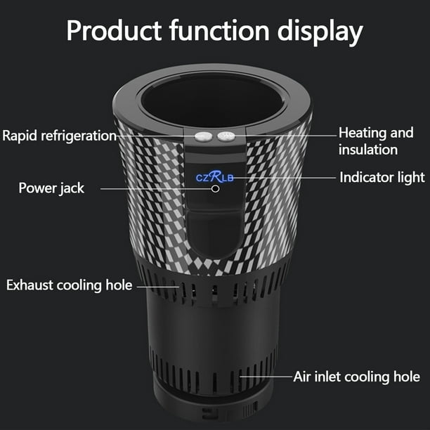 Car Heating Cooling Cup 2-in-1 Smart Car Cup Mug Holder