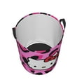 thumbnail image 3 of Large Laundry Basket with Handle, Hello Kitty Collapsible Laundry Hamper, Dirty Clothes Storage Basket for Living Room, Bathroom, Bedroom, College Dorm, 3 of 7