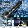 thumbnail image 5 of Rechargeable 100000LM LED Bright Flashlight Camping Headlamp Light Torch USB Super Brightest Handheld Flashlight Zoomable & Waterproof for Emergencies Camping(1PC), 5 of 5