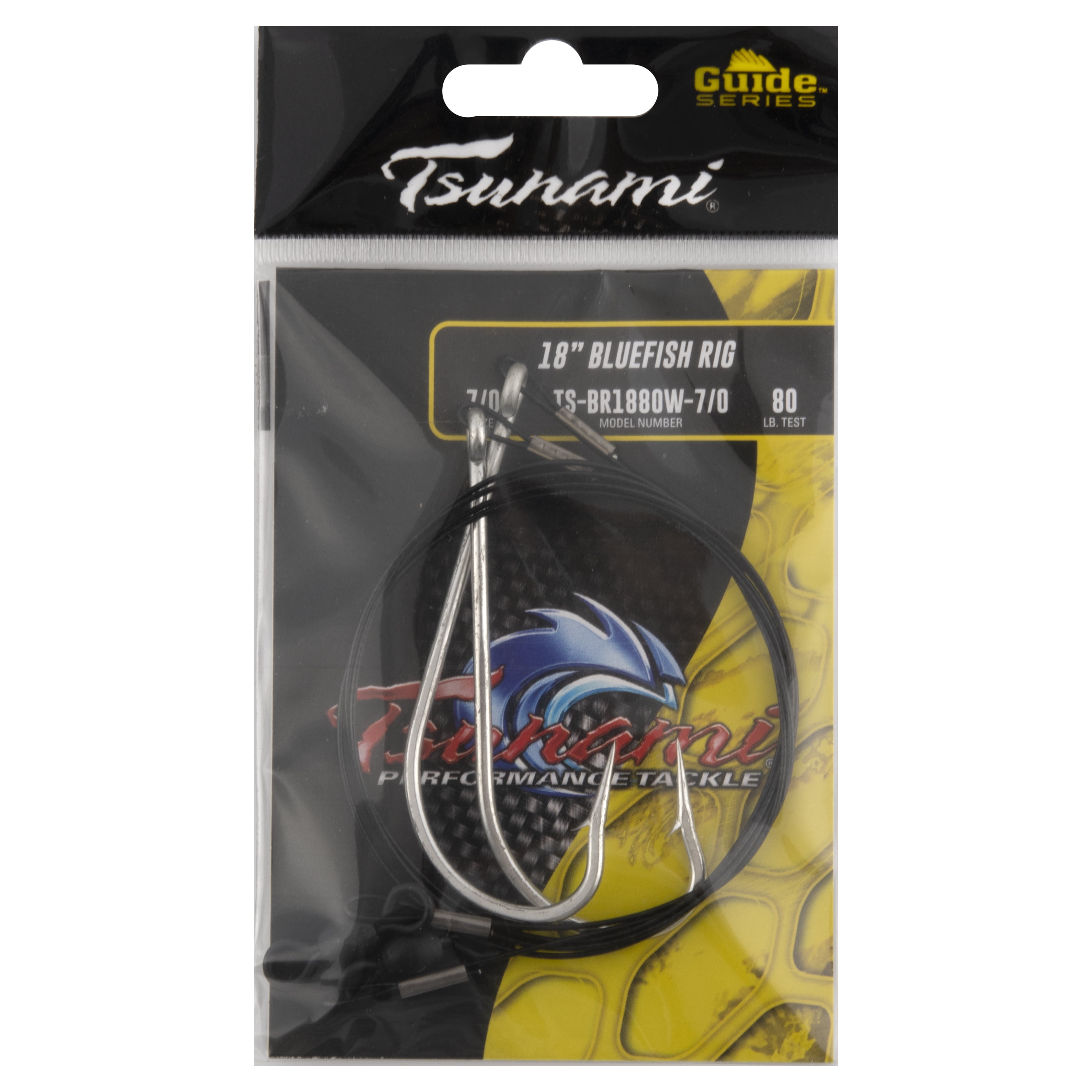 Tsunami Bluefish Rig – 7/0 Hook, 18" Wire Leader, 80 lb. Test