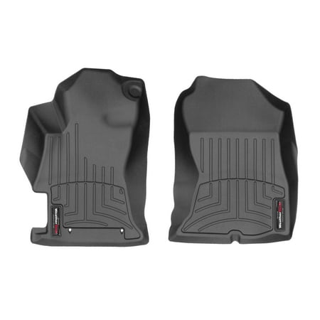 WeatherTech Custom Fit FloorLiners compatible with Subaru Crosstrek, Impreza - 1st Row (Driver & Passenger), Black