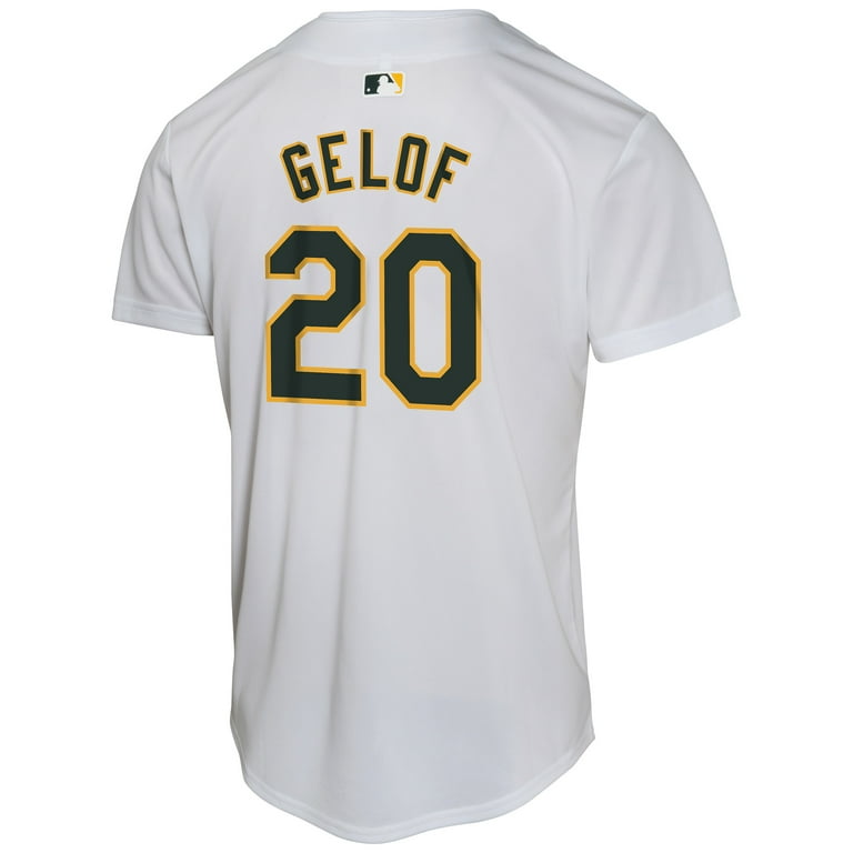 Youth Nike Zack Gelof Gray Athletics Home Game Player Jersey Size Extra Large