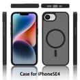 thumbnail image 6 of ELEHOLD Case for Samsung Galaxy Z Flip 6, Shockproof Magnetic Skin-Feel Case,Compatible with Wireless Charging,Black, 6 of 6