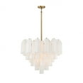 thumbnail image 5 of Crystorama Addis 12 Light Aged Brass Chandelier - 26.75"W x 21.5"H x 26.75"D, 5 of 10