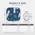 thumbnail image 6 of Goofa Alpaca Astronaut in Space Pattern 2 Piece Car Windshield Sun Shade Foldable | Front Windshield Shade for Sun, Heat and UV Rays | Sunshade for Car Front Window-Small, 6 of 7