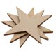thumbnail image 5 of En Blanco 4 Puntas Formas De Estrella Adornos De Madera Rústica Tarjeta De Nombre De Madera De Bricolaje Placa De Madera Sin Terminar Let 20 piezas 60x60 mm Soledad Adorno de madera, 5 of 10
