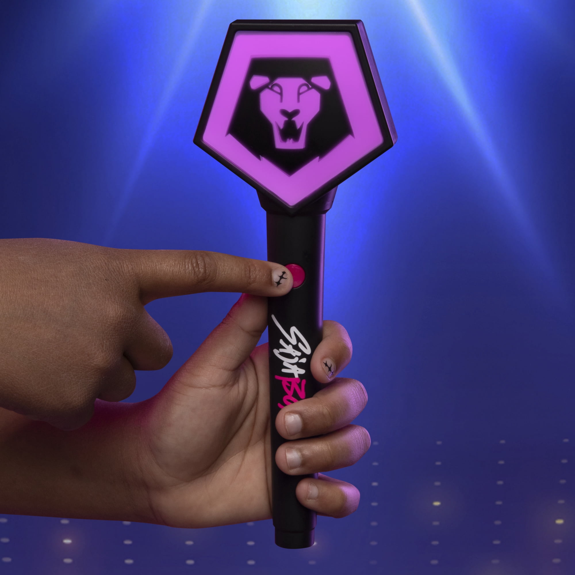 KPop Demon Hunters Saja Boys Light Stick Electronic Toy with Light FX, Ages 6 and Up