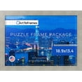 thumbnail image 3 of ArtToFrames 18.9x13.4 Inch - 48x34 CM Gray Puzzle Frame for 500 piece Puzzles.1.25 Inch Custom MDF Puzzle Frames, Classic Silver - Comes with Regular Glass, 3 of 6