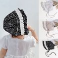 thumbnail image 5 of Bonita gorra de parto para niña, de algodón suave, para recién nacidas, para niñas de 3 a 6 meses, talla S, 5 of 5