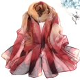 thumbnail image 3 of FADAACAI Women Scarves Summer Scarf for Women Lightweight Women Scarf Scarves for Women Lightweight Women's Summer Scarf Beach Scarf Long Thin Scarf Pink, 3 of 3