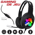 thumbnail image 2 of Escape - Casque d'écoute de Jeu, Stéréo, Filaire avec Microphone et Télécommande Intégrés, Noir, 2 of 3