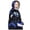 Dark Blue, variant on Blanket Hoodie for Kids Girls Boys Teens, Oversized Flannel & Sherpa Blankets with Hood Pocket and Sleeves(Light Blue,6-15 Years)