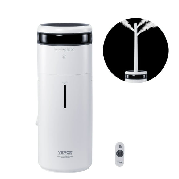 VEVOR Humidifier for Home Large Room, Commercial Humidifier for Whole House 1291.7 sq ft, 16L Water Tank & Night Light & 12h Timer & Auto Shut-Off
