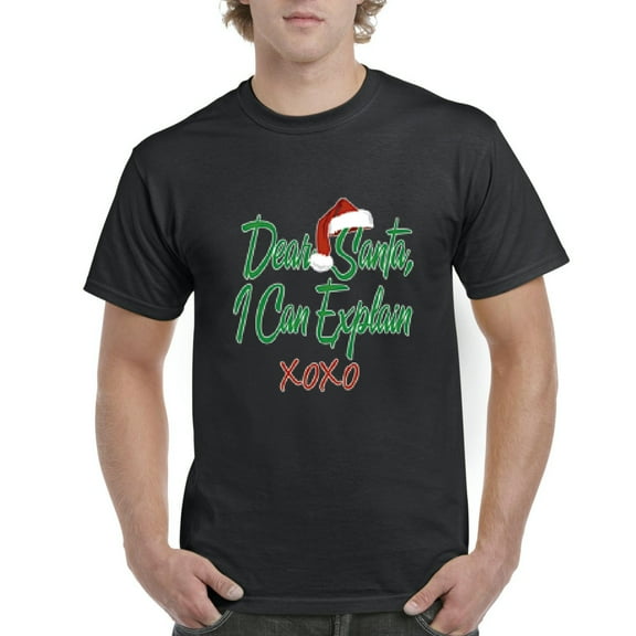 NIB - Men's T-Shirt Short Sleeve - Dear Santa