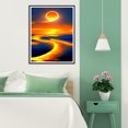 thumbnail image 4 of Kit de pintura por números DIY Sunrise Oil Art Picture Craft Decoración del hogar, 4 of 9