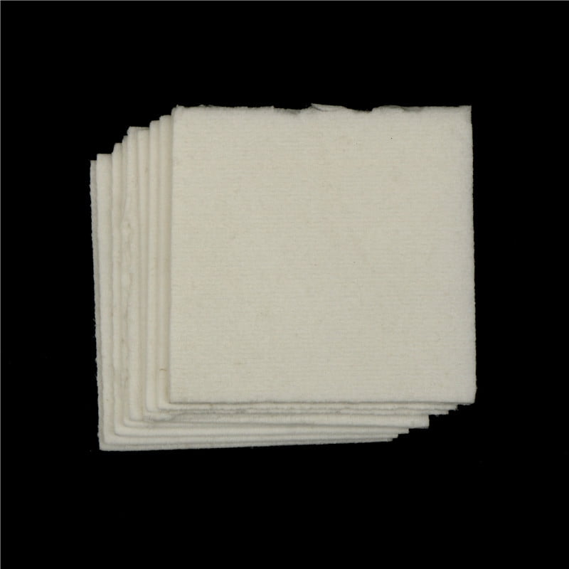 10 Sheets Ceramic Fiber Square Microwave Kiln Glass Fusing Paper 70x70mm   HC 