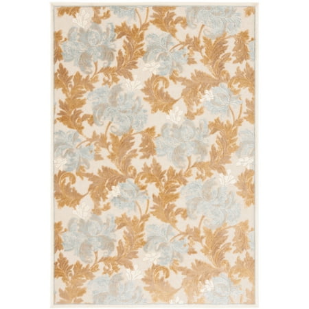 SAFAVIEH Paradise Azura Floral Area Rug, Cream, 4' x 5'7"