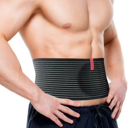 ORTONYX Umbilical Hernia Belt for Women and Men - Abdominal Support Binder with Compression Pad