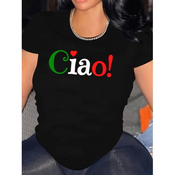playera corta sin mangas para mujerWomen's Plus Size Casual Sporty T-Shirt, Comfort Fit Short Sleeve Tee, Fashion Breathable Casual TopFather's Day, Mother's Day, New Year, Spring Festival, Valentin