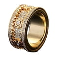 thumbnail image 5 of Anillo giratorio de engranajes Anillo de engranajes para hombres y mujeres Anillo de transferencia Anillo de pareja Descompresión, 5 of 5