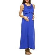 Women's Maternity Crochet Maxi Dress