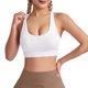 thumbnail image 3 of Pantalones Elásticos de Cintura para Mujeres Deportes de Color Sólido Casual con Piernas Divididas, Nylon Ligero para el Gimnasio Y Al Aire Libre, 3 of 8