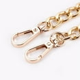 thumbnail image 2 of Bag Strap Chains with Aluminum Curb Link Chains and Alloy Swivel Clasps Golden 40cm Link: 16.5x11.5x3.5mm Clasps: 38x12x5.5mm, 2 of 2