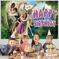 thumbnail image 5 of Princess Happy Birthday Anime Cartoon Theme Backdrops Banner Birthday Party Decor Supplies(5x3ft), 5 of 5