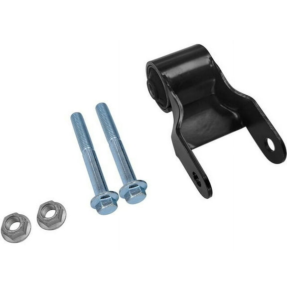 Rear Rearward Leaf Spring Shackle - Compatible with 1996 - 2017 Chevy Express 3500 Cutaway Van 1997 1998 1999 2000 2001 2002 2003 2004 2005 2006 2007 2008 2009 2010 2011 2012 2013 2014 2015 2016