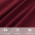 thumbnail image 5 of PiccoCasa 4 Pcs Pillowcases Soft Microfiber Pillow Shams King Burgundy, 5 of 7